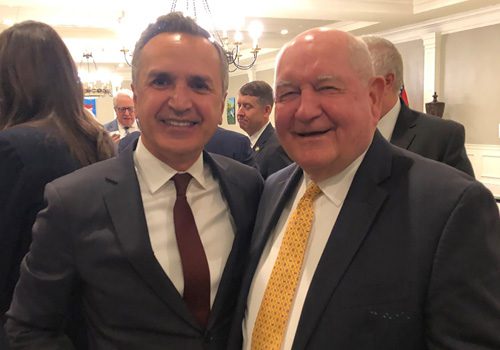 Former Governor And United States Secretary Of Agriculture, Chancellor Sonny Perdue And Chief Judge Michael Malihi